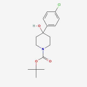 Tert-butyl 4-(4-chlorophenyl)-4-hydroxypiperidine-1-carboxylate