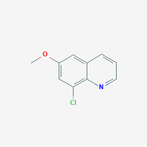 molecular formula C10H8ClNO B1603850 8-氯-6-甲氧基喹啉 CAS No. 796851-15-5