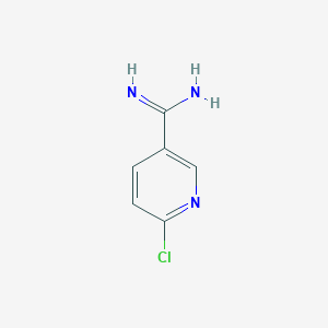 molecular formula C6H6ClN3 B1603853 6-Chloronicotinimidamide CAS No. 201937-26-0