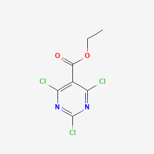 molecular formula C7H5Cl3N2O2 B1603863 Ethyl 2,4,6-trichloropyrimidine-5-carboxylate CAS No. 87848-14-4