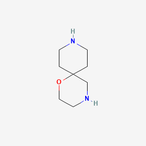 molecular formula C8H16N2O B1603866 1-氧杂-4,9-二氮杂螺[5.5]十一烷 CAS No. 36420-64-1