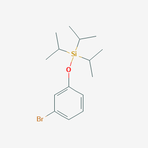 molecular formula C15H25BrOSi B1603868 (3-溴苯氧基)三异丙基硅烷 CAS No. 571202-87-4