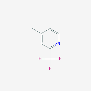 molecular formula C7H6F3N B160387 4-Methyl-2-(trifluoromethyl)pyridine CAS No. 1620-79-7