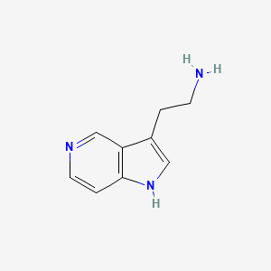 molecular formula C9H11N3 B1603873 2-(1H-pyrrolo[3,2-c]pyridin-3-yl)ethanamine CAS No. 1778-74-1