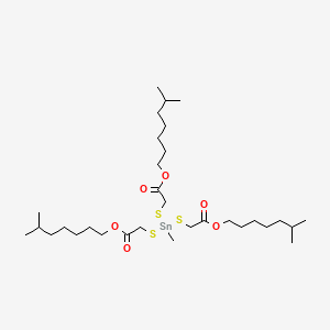 Methyltin tris(isooctyl mercaptoacetate)