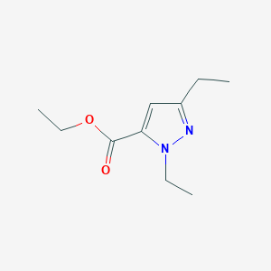 molecular formula C10H16N2O2 B1603882 Ethyl 1,3-diethyl-1H-pyrazole-5-carboxylate CAS No. 26381-80-6