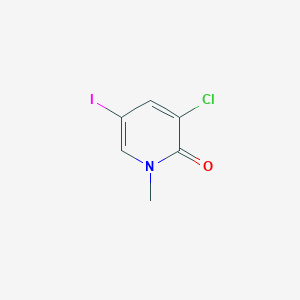 3-Chloro-5-iodo-1-methylpyridin-2(1H)-one
