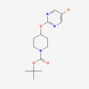 tert-Butyl 4-((5-bromopyrimidin-2-yl)oxy)piperidine-1-carboxylate