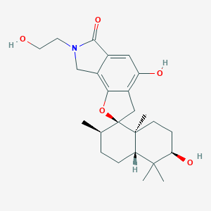 molecular formula C25H35NO5 B160389 Stachybotramide 