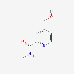 molecular formula C8H10N2O2 B1603891 4-(Hydroxymethyl)-N-methylpyridine-2-carboxamide CAS No. 332013-43-1