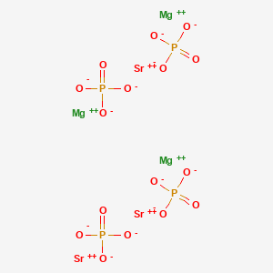 molecular formula Mg3O16P4Sr3 B1603892 Trimagnesium;tristrontium;tetraphosphate CAS No. 68784-28-1