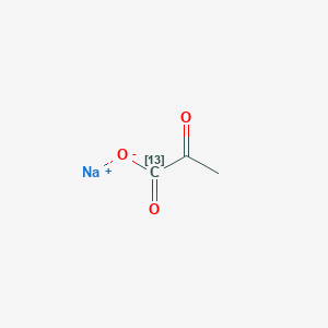 molecular formula C3H3NaO3 B1603899 Sodium pyruvate-1-13C CAS No. 87976-71-4