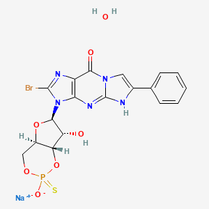 molecular formula C18H16BrN5NaO7PS B1603905 Rp-8-Br-PET-cGMPS CAS No. 185246-32-6