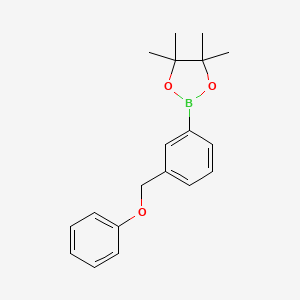 4,4,5,5-Tetramethyl-2-[3-(phenoxymethyl)phenyl]-1,3,2-dioxaborolane