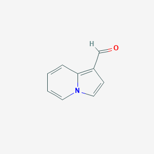 molecular formula C9H7NO B1603922 Indolizine-1-carbaldehyde CAS No. 56671-64-8