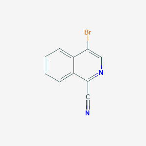 molecular formula C10H5BrN2 B1603925 4-Bromoisoquinoline-1-carbonitrile CAS No. 27224-09-5