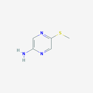 molecular formula C5H7N3S B1603928 5-(Methylthio)pyrazin-2-amine CAS No. 251549-38-9