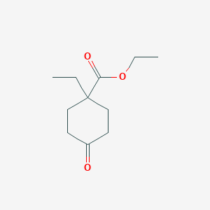 molecular formula C11H18O3 B1603931 Ethyl 1-ethyl-4-oxocyclohexanecarboxylate CAS No. 59032-71-2