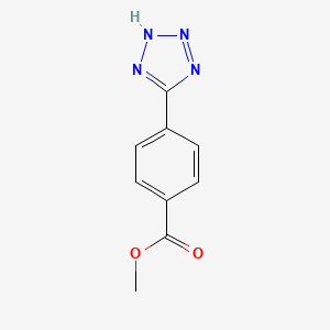 molecular formula C9H8N4O2 B1603937 Methyl 4-(1H-tetrazol-5-yl)benzoate CAS No. 82544-82-9