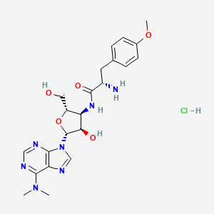 molecular formula C22H30ClN7O5 B1603939 Puromycin monohydrochloride CAS No. 3506-23-8