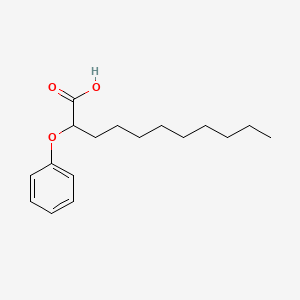 molecular formula C17H26O3 B1603943 2-Phenoxyundecanoic acid CAS No. 28065-23-8