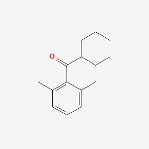 molecular formula C15H20O B1603948 Cyclohexyl 2,6-dimethylphenyl ketone CAS No. 898769-15-8