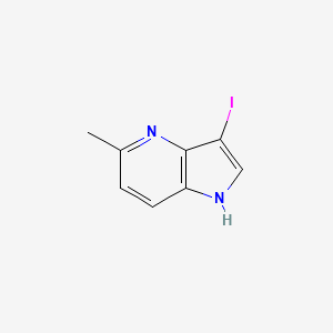 molecular formula C8H7IN2 B1603960 3-Iodo-5-methyl-1H-pyrrolo[3,2-b]pyridine CAS No. 1000343-70-3
