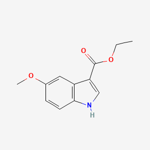 molecular formula C12H13NO3 B1603970 ethyl 5-methoxy-1H-indole-3-carboxylate CAS No. 59292-36-3