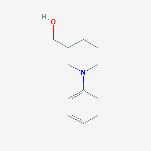 molecular formula C12H17NO B1603976 (1-Phenylpiperidin-3-yl)methanol CAS No. 1081515-81-2