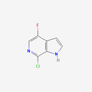 molecular formula C7H4ClFN2 B1603979 7-Chloro-4-fluoro-1H-pyrrolo[2,3-C]pyridine CAS No. 357263-69-5