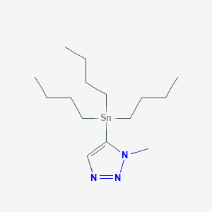 molecular formula C15H31N3Sn B1603985 1-Methyl-5-(tributylstannyl)-1H-1,2,3-triazole CAS No. 170681-98-8