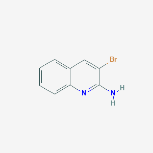 molecular formula C9H7BrN2 B1603987 3-Bromoquinolin-2-amine CAS No. 36825-31-7