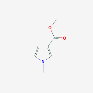 molecular formula C7H9NO2 B1603992 methyl 1-methyl-1H-pyrrole-3-carboxylate CAS No. 40611-74-3