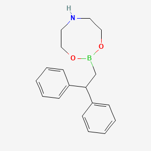 molecular formula C18H22BNO2 B1604006 2-(2,2-Diphenylethyl)-1,3,6,2-dioxazaborocane CAS No. 608534-43-6