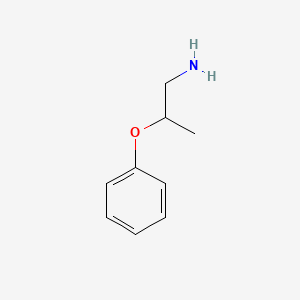 molecular formula C9H14ClNO B1604007 2-Phenoxypropylamine CAS No. 6437-49-6