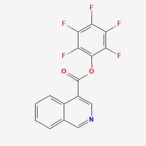 molecular formula C16H6F5NO2 B1604008 Pentafluorophenyl isoquinoline-4-carboxylate CAS No. 944450-77-5