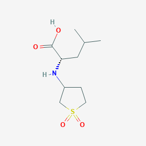 molecular formula C10H19NO4S B1604011 N-(1,1-Dioxidotetrahydro-3-thienyl)leucine CAS No. 792893-05-1