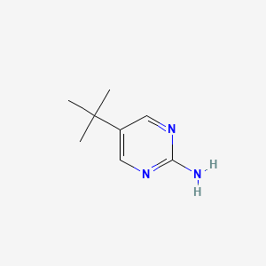 molecular formula C8H13N3 B1604017 5-(叔丁基)嘧啶-2-胺 CAS No. 94615-68-6