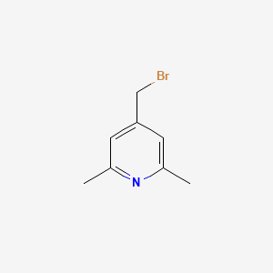 molecular formula C8H10BrN B1604018 4-(Bromomethyl)-2,6-dimethylpyridine CAS No. 79313-02-3