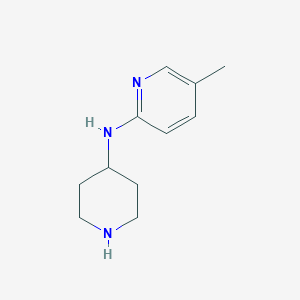 molecular formula C11H17N3 B1604021 5-Methyl-N-(piperidin-4-YL)pyridin-2-amine CAS No. 518285-55-7