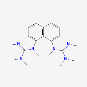 molecular formula C20H30N6 B1604023 1,8-Bis(tetramethylguanidino)naphthalene CAS No. 442873-72-5