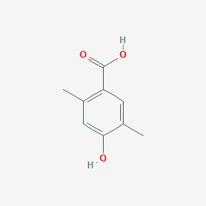 molecular formula C9H10O3 B1604036 4-Hydroxy-2,5-dimethylbenzoic acid CAS No. 27021-04-1