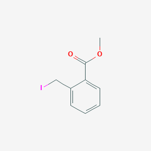 molecular formula C9H9IO2 B160404 Methyl 2-(iodomethyl)benzoate CAS No. 133772-18-6