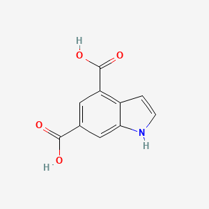 molecular formula C10H7NO4 B1604044 1H-Indole-4,6-dicarboxylic acid CAS No. 885518-34-3