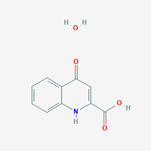 molecular formula C10H9NO4 B160405 4-羟基喹啉-2-羧酸水合物 CAS No. 345909-35-5