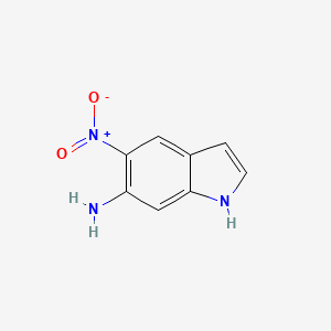 molecular formula C8H7N3O2 B1604052 5-Nitro-1H-indol-6-amine CAS No. 1000343-12-3