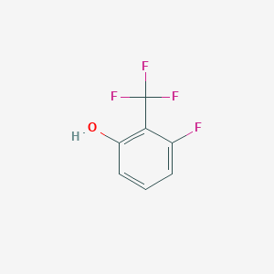 molecular formula C7H4F4O B1604057 3-Fluoro-2-(trifluoromethyl)phenol CAS No. 900512-27-8