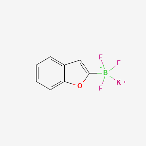 molecular formula C8H5BF3KO B1604061 Potassium benzofuran-2-yltrifluoroborate CAS No. 929626-27-7