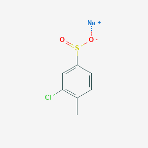 molecular formula C7H6ClNaO2S B1604064 3-Chloro-4-methylbenzenesulfinic acid sodium salt CAS No. 144772-86-1