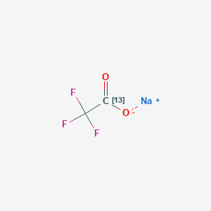 molecular formula C2F3NaO2 B1604067 Sodium trifluoroacetate-1-13C CAS No. 286425-32-9